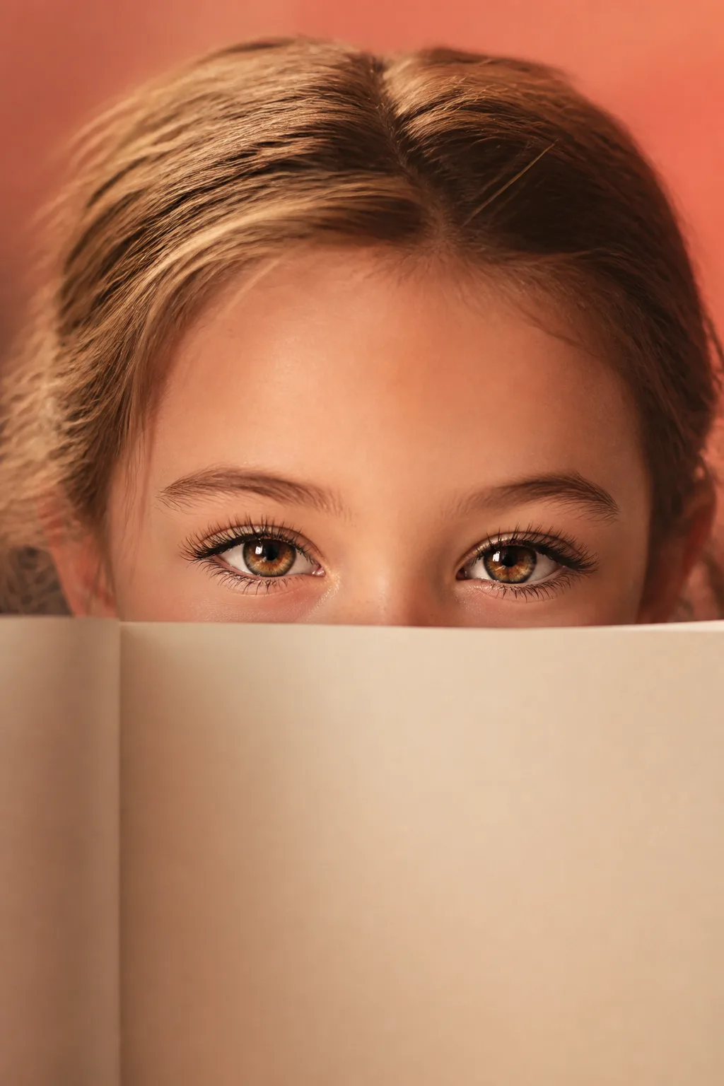 Дитина дивиться на книжку.